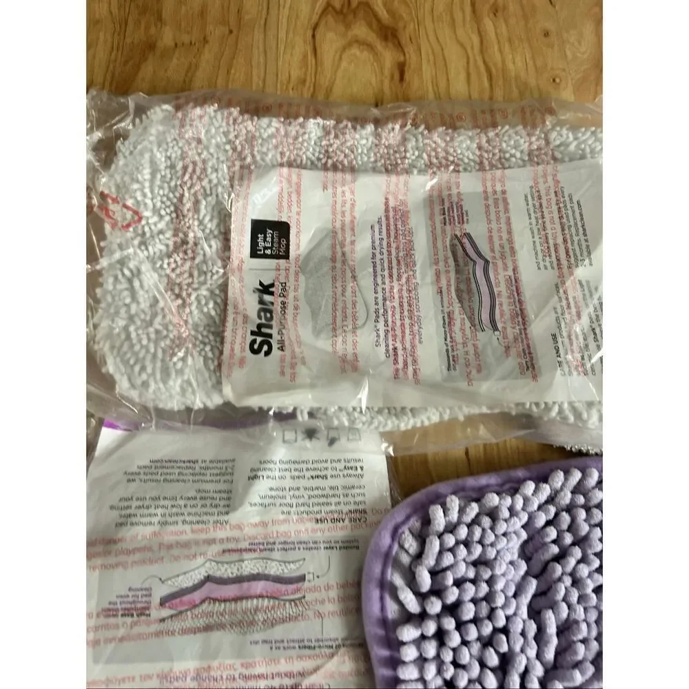 Shark Heavy Duty Pad Replacement Light & Easy Steam Mop Purple